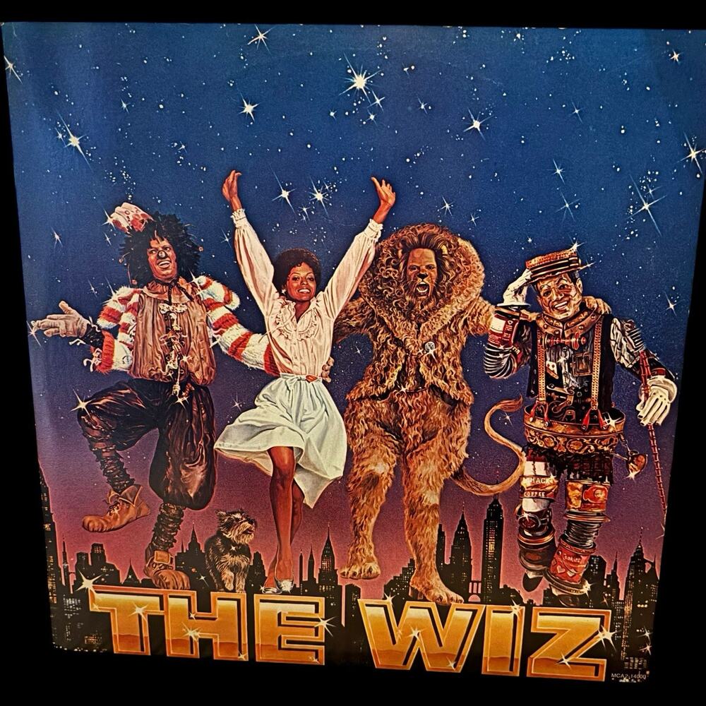 The Wiz Original Motion Picture Soundtrack 2LP Gatefold Poster Booklet 1978 MCA